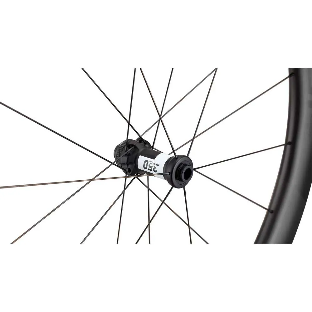 Specialized Roval Rapide Clx Iii Cl Disc Tubeless Forhjul For Landeveissykkel, Satin carbon / satin black, 12 x 100mm