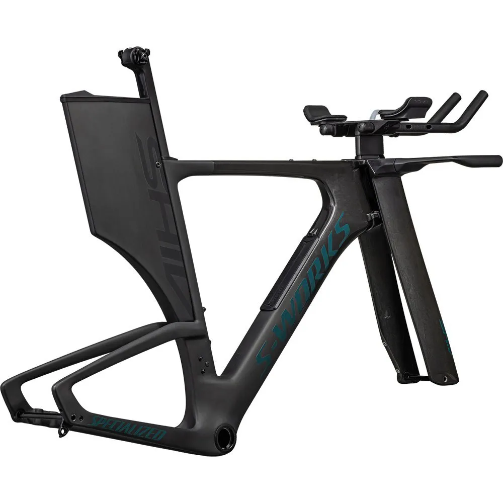 Specialized S-works Shiv Ltd 2024 Landeveissykkelramme, Gloss black nearly black smoke granite teal, XS Specialized S-works Shiv Ltd 2024 Landeveissykkelramme, Gloss black nearly black smoke granite teal, XS