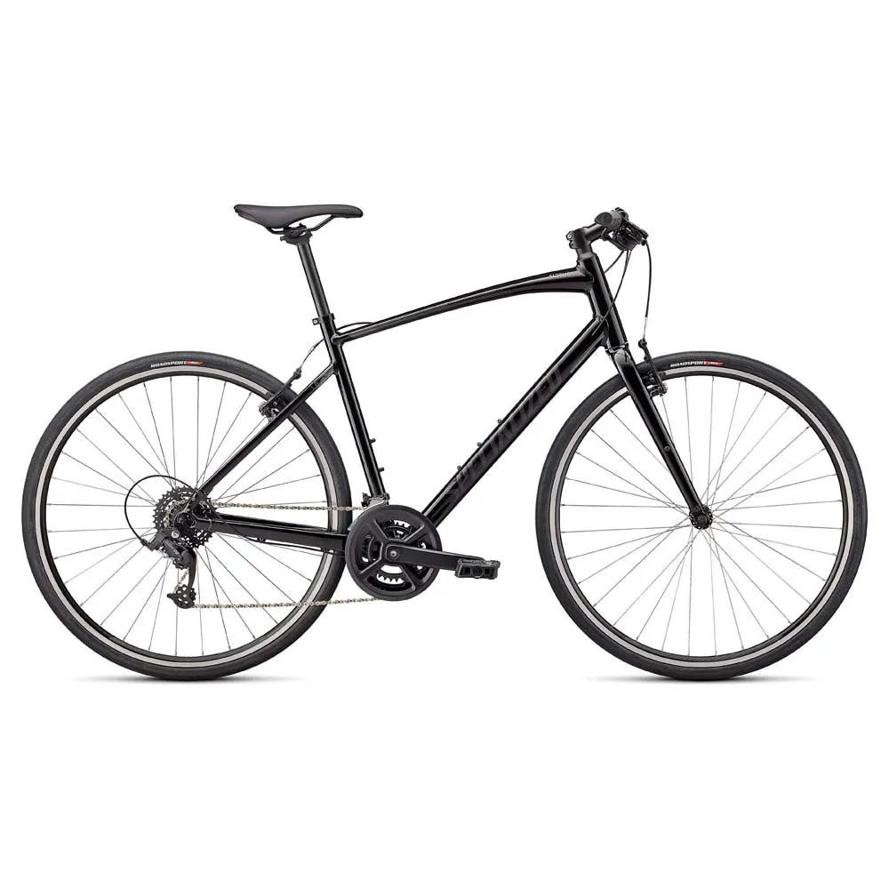 Specialized Sirrus 1.0 Sykkel, Gloss black / charcoal / satin black reflective, XS, Hybridsykkel Specialized Sirrus 1.0 Sykkel, Gloss black / charcoal / satin black reflective, XS, Hybridsykkel