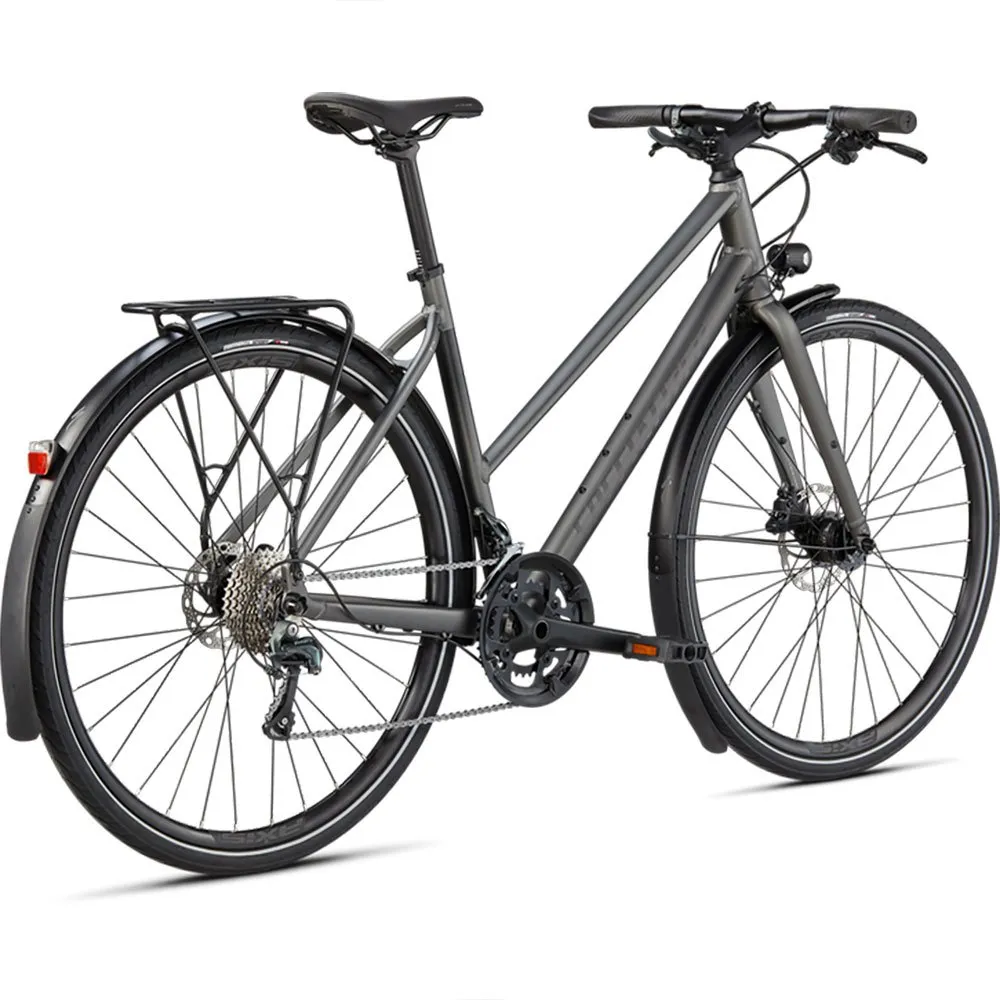 Specialized Sirrus 3.0 Eq St 2023 Sykkel, Satin smoke / black reflective, XS, Hybridsykkel Specialized Sirrus 3.0 Eq St 2023 Sykkel, Satin smoke / black reflective, XS, Hybridsykkel