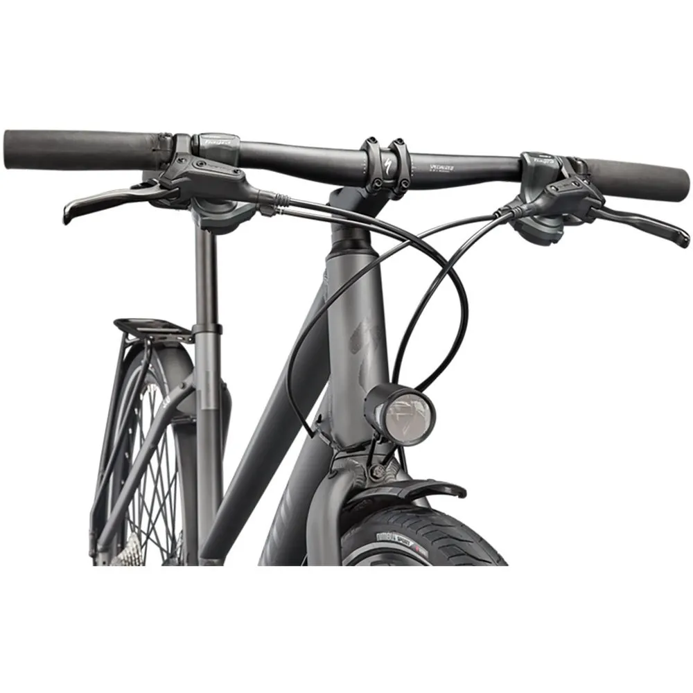 Specialized Sirrus 3.0 Eq St 2023 Sykkel, Satin smoke / black reflective, XS, Hybridsykkel Specialized Sirrus 3.0 Eq St 2023 Sykkel, Satin smoke / black reflective, XS, Hybridsykkel