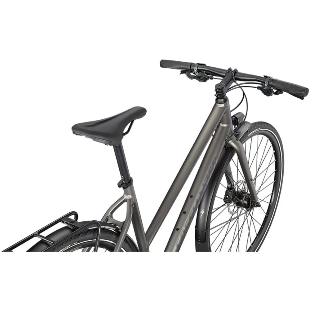 Specialized Sirrus 3.0 Eq St 2023 Sykkel, Satin smoke / black reflective, XS, Hybridsykkel Specialized Sirrus 3.0 Eq St 2023 Sykkel, Satin smoke / black reflective, XS, Hybridsykkel