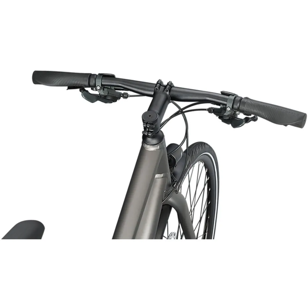 Specialized Sirrus 3.0 Eq St 2023 Sykkel, Satin smoke / black reflective, XS, Hybridsykkel Specialized Sirrus 3.0 Eq St 2023 Sykkel, Satin smoke / black reflective, XS, Hybridsykkel
