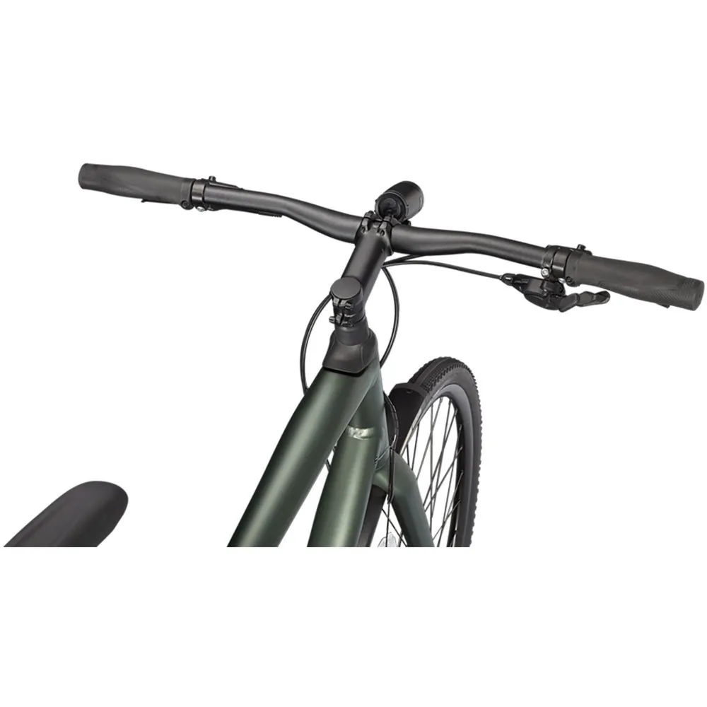 Specialized Sirrus X 4.0 Eq 2023 Sykkel, Oak green / black reflective, XXS, Hybridsykkel Specialized Sirrus X 4.0 Eq 2023 Sykkel, Oak green / black reflective, XXS, Hybridsykkel