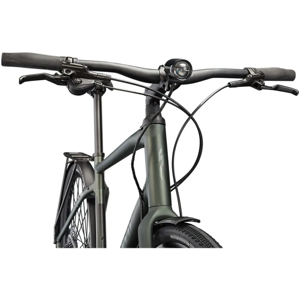 Specialized Sirrus X 4.0 Eq 2023 Sykkel, Oak green / black reflective, XXS, Hybridsykkel Specialized Sirrus X 4.0 Eq 2023 Sykkel, Oak green / black reflective, XXS, Hybridsykkel