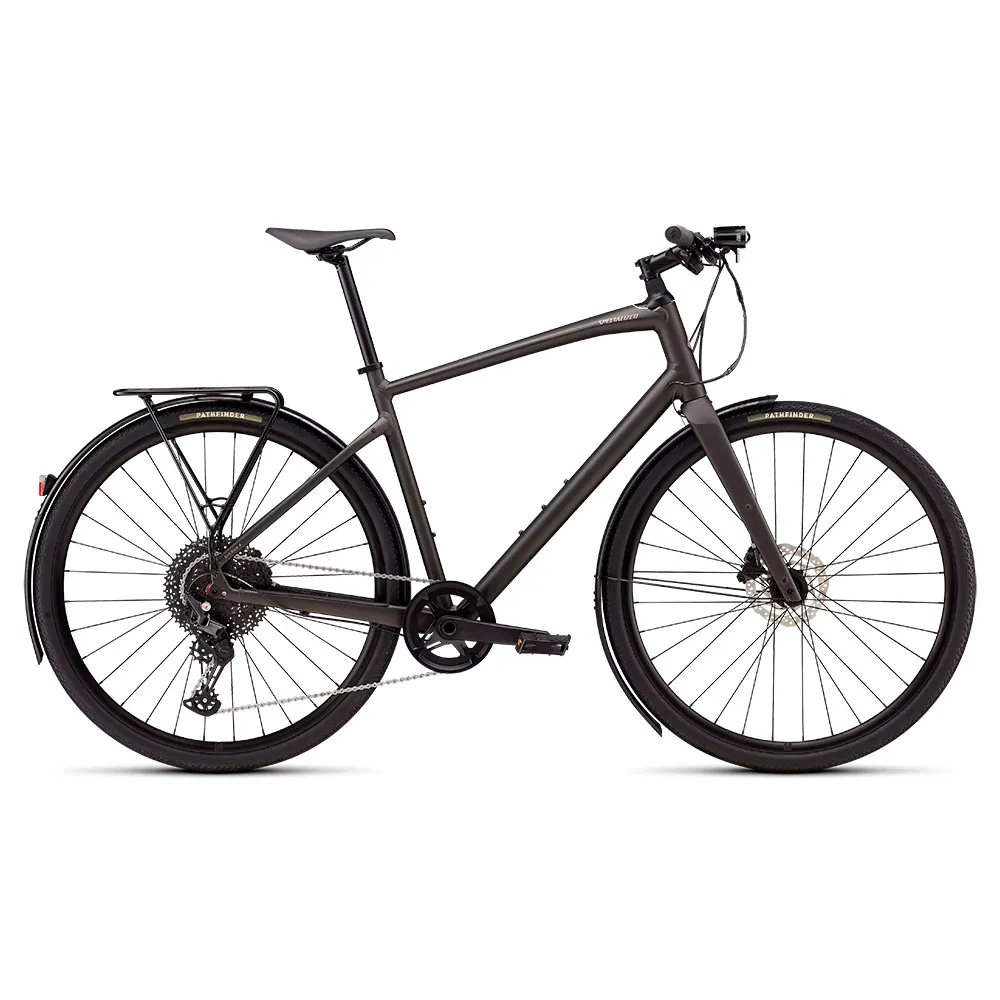 Specialized Sirrus X 4.0 Eq 2026 Sykkel, Satin metallic obsidian / desert metallic frost reflective, M, Hybridsykkel Specialized Sirrus X 4.0 Eq 2026 Sykkel, Satin metallic obsidian / desert metallic frost reflective, M, Hybridsykkel
