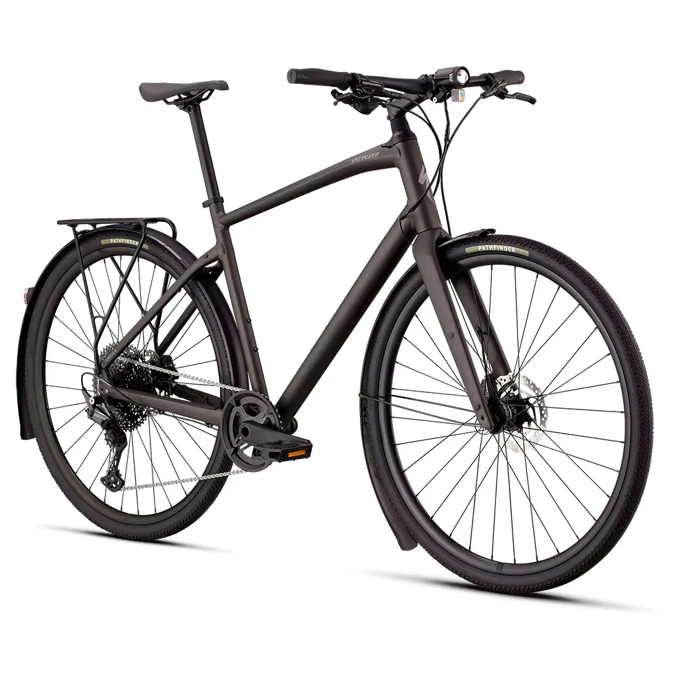 Specialized Sirrus X 4.0 Eq 2026 Sykkel, Satin metallic obsidian / desert metallic frost reflective, M, Hybridsykkel Specialized Sirrus X 4.0 Eq 2026 Sykkel, Satin metallic obsidian / desert metallic frost reflective, M, Hybridsykkel