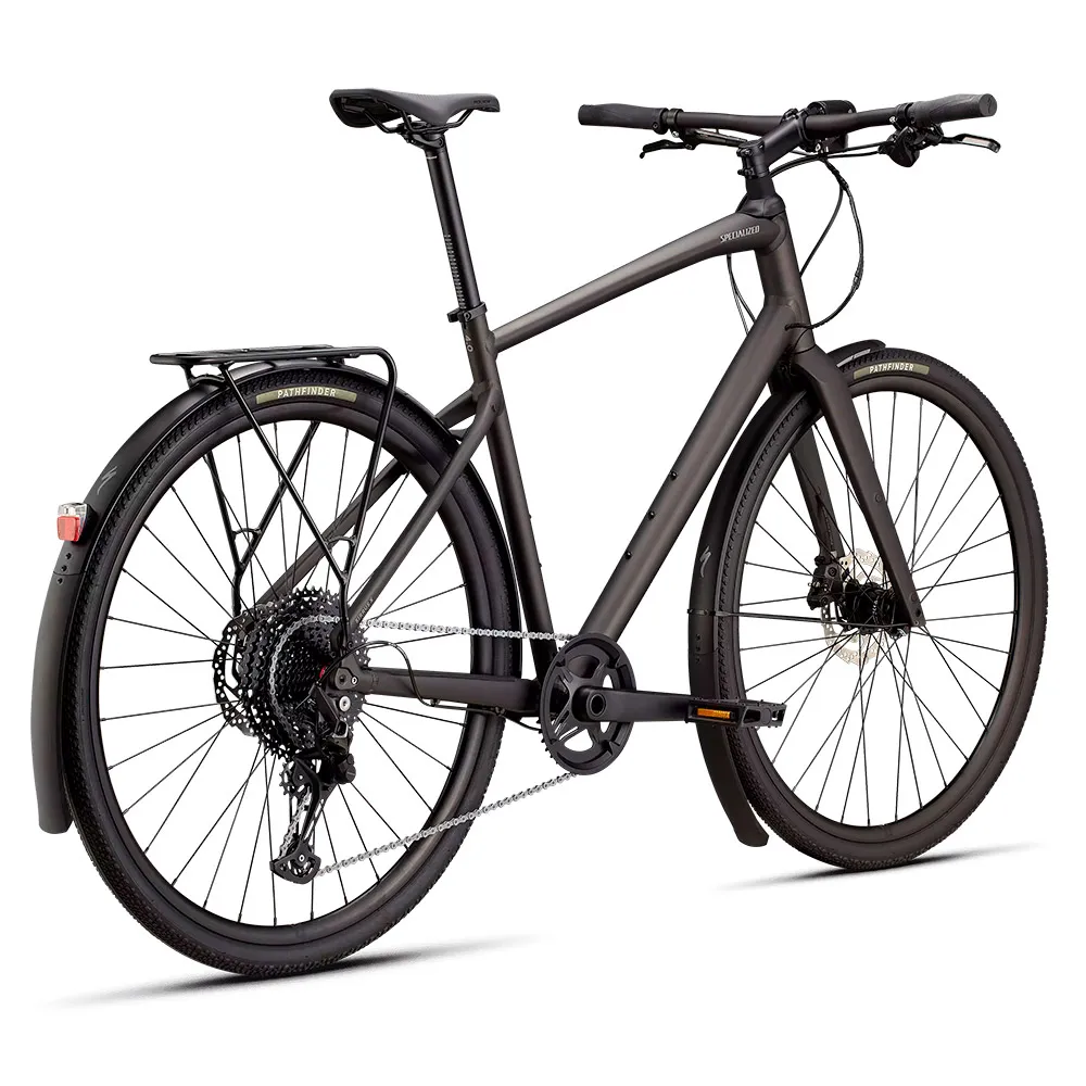 Specialized Sirrus X 4.0 Eq 2026 Sykkel, Satin metallic obsidian / desert metallic frost reflective, M, Hybridsykkel Specialized Sirrus X 4.0 Eq 2026 Sykkel, Satin metallic obsidian / desert metallic frost reflective, M, Hybridsykkel
