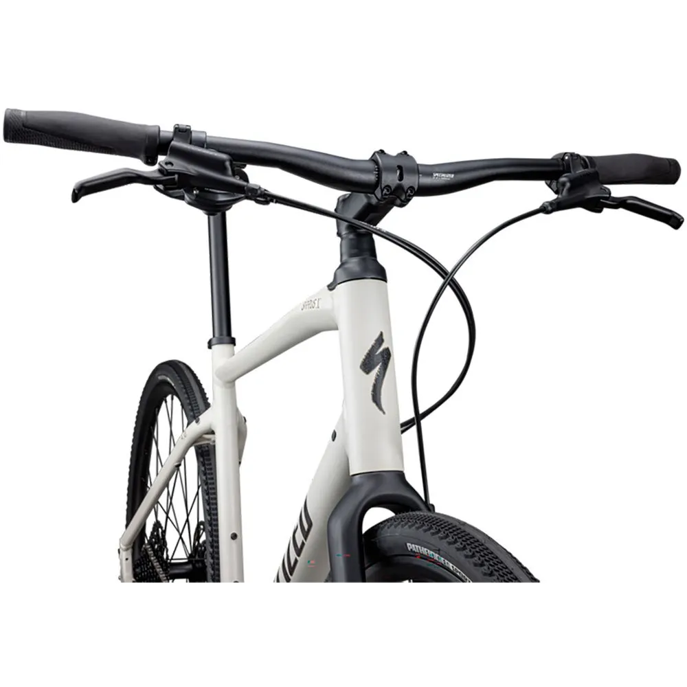 Specialized Sirrus X 4.0 Nx 2022 Sykkel, Gloss white mountains / taupe / satin black reflective, XS, Hybridsykkel Specialized Sirrus X 4.0 Nx 2022 Sykkel, Gloss white mountains / taupe / satin black reflective, XS, Hybridsykkel