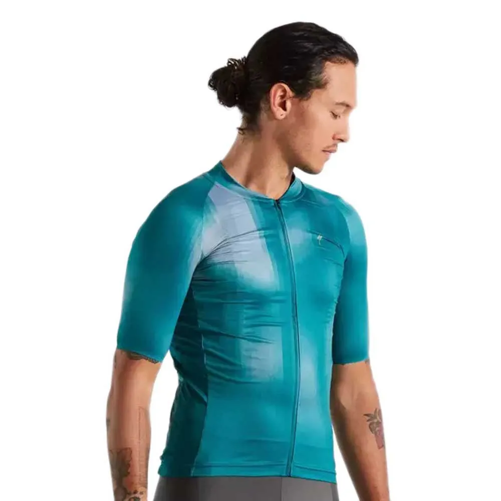 Specialized Sl Air Distortion Kort Ermet Trøye, Tropical teal, S Specialized Sl Air Distortion Kort Ermet Trøye, Tropical teal, S