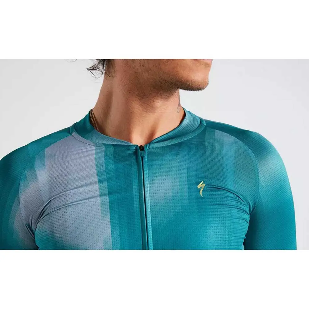 Specialized Sl Air Distortion Kort Ermet Trøye, Tropical teal, S Specialized Sl Air Distortion Kort Ermet Trøye, Tropical teal, S