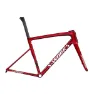 Gloss red sky / metallic white silver