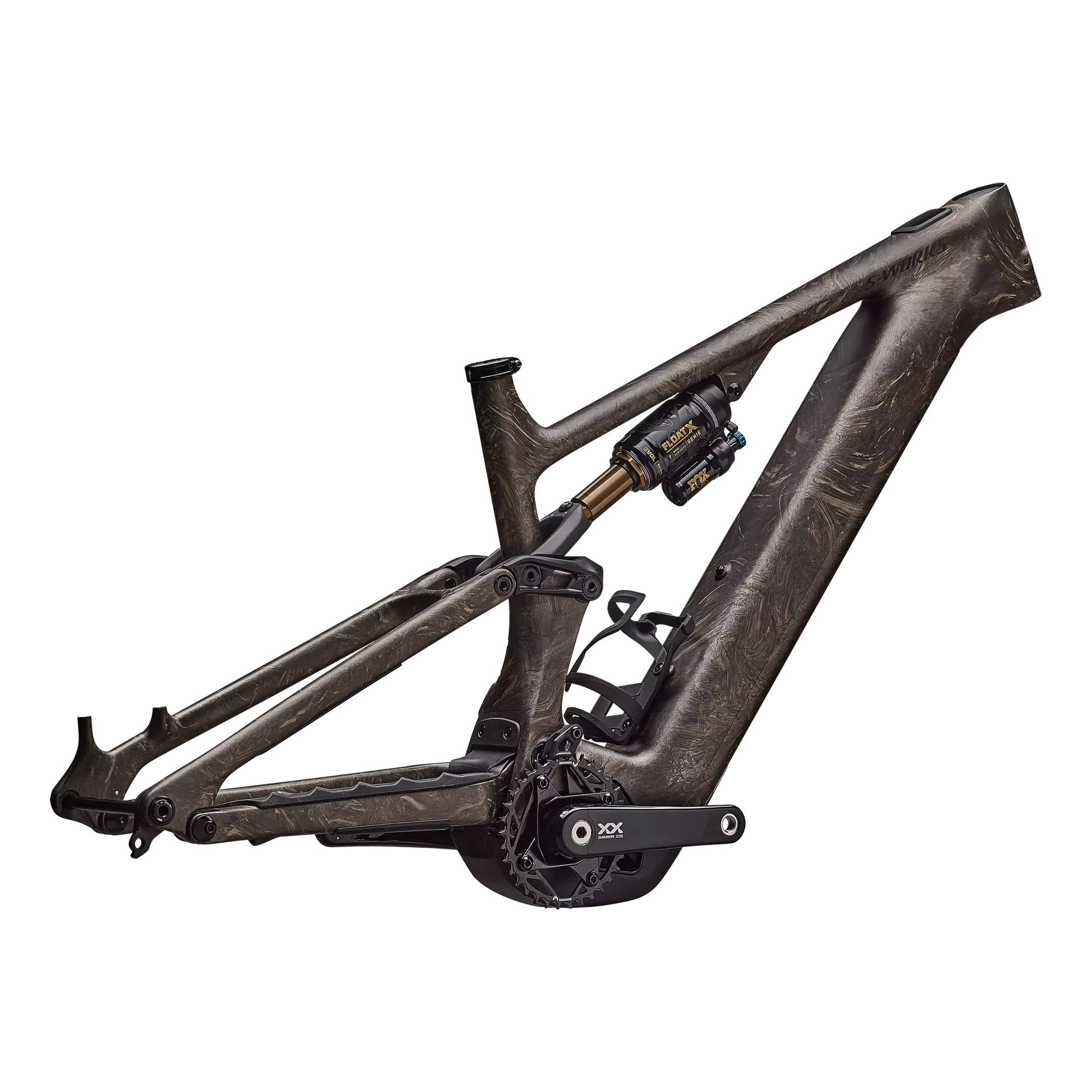 Specialized Sworks Turbo Levo 4 Ebike Frameset, Satin taupe / gunmetal strata / metallic obsidian, S5, Elsykkel Specialized Sworks Turbo Levo 4 Ebike Frameset, Satin taupe / gunmetal strata / metallic obsidian, S5, Elsykkel