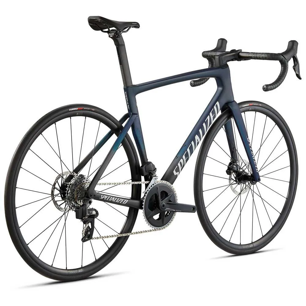 Specialized Tarmac Sl7 Comp Rival Etap Axs Landeveissykkel, Satin teal tint / black / light silver Specialized Tarmac Sl7 Comp Rival Etap Axs Landeveissykkel, Satin teal tint / black / light silver
