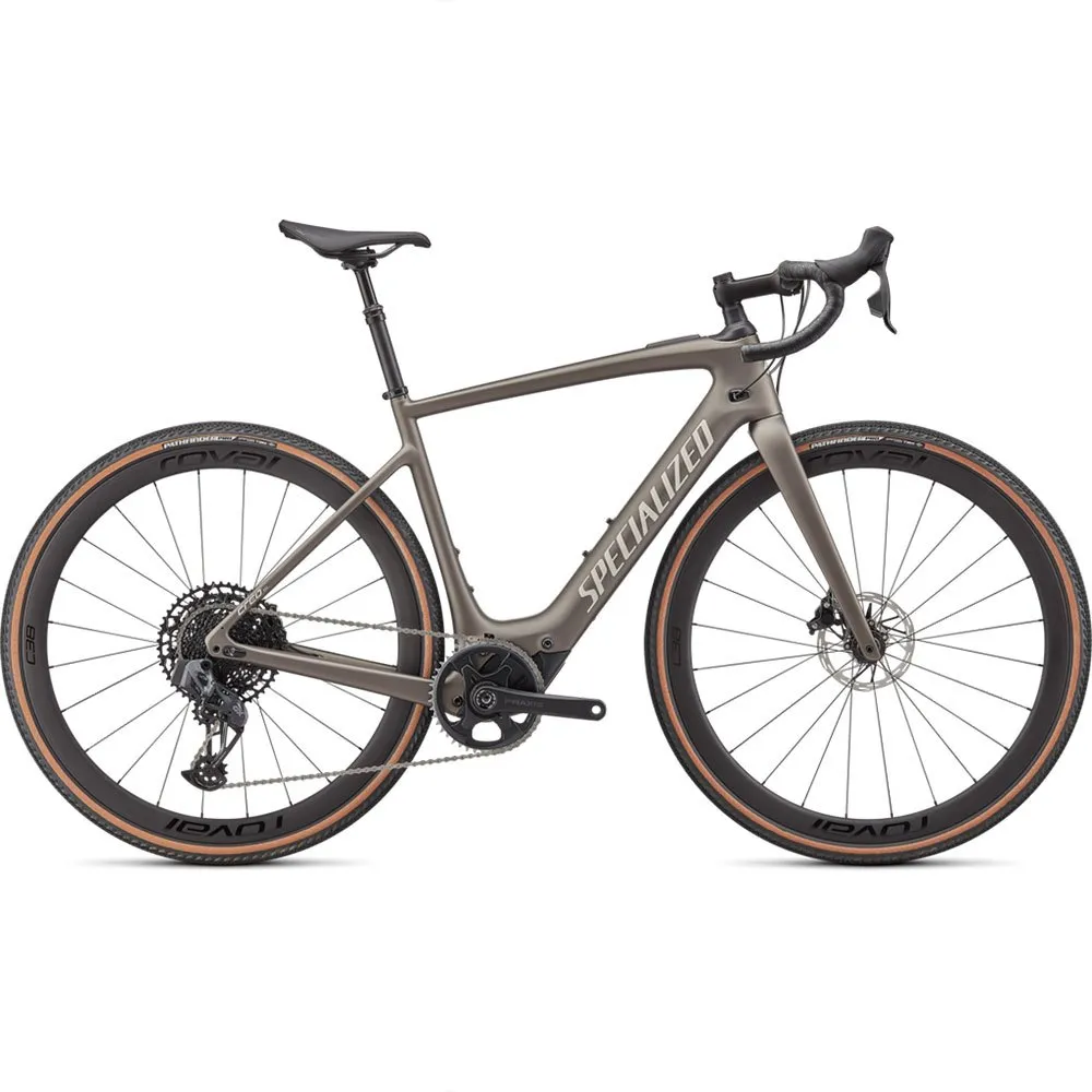 Specialized Turbo Creo Sl Expert Evo 2022 Elektrisk Grussykkel, Satin gun white mountain, XL, 320Wh, Elsykkel