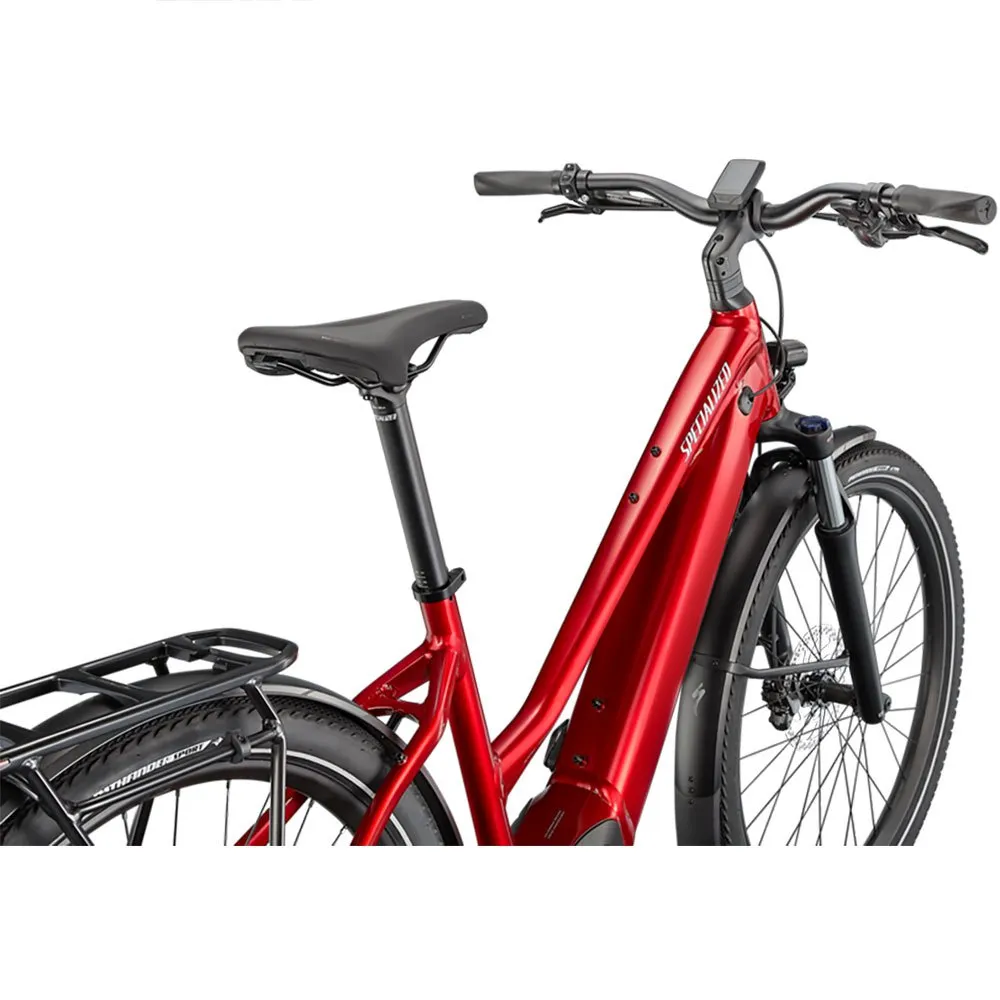 Specialized Turbo Vado 3.0 Step-through Nb 2023 Elektrisk Sykkel, Red tint / silver reflect, XL, 530Wh, Elsykkel Specialized Turbo Vado 3.0 Step-through Nb 2023 Elektrisk Sykkel, Red tint / silver reflect, XL, 530Wh, Elsykkel
