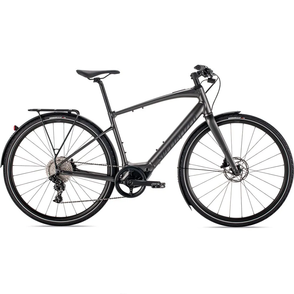 Specialized Turbo Vado Sl 4.0 Eq Elektrisk Sykkel, Smoke / black reflective, XL, Elsykkel Specialized Turbo Vado Sl 4.0 Eq Elektrisk Sykkel, Smoke / black reflective, XL, Elsykkel