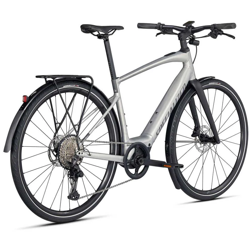 Specialized Turbo Vado Sl 5.0 Eq Elektrisk Sykkel, Brushed aluminum / black reflective, XL, Elsykkel