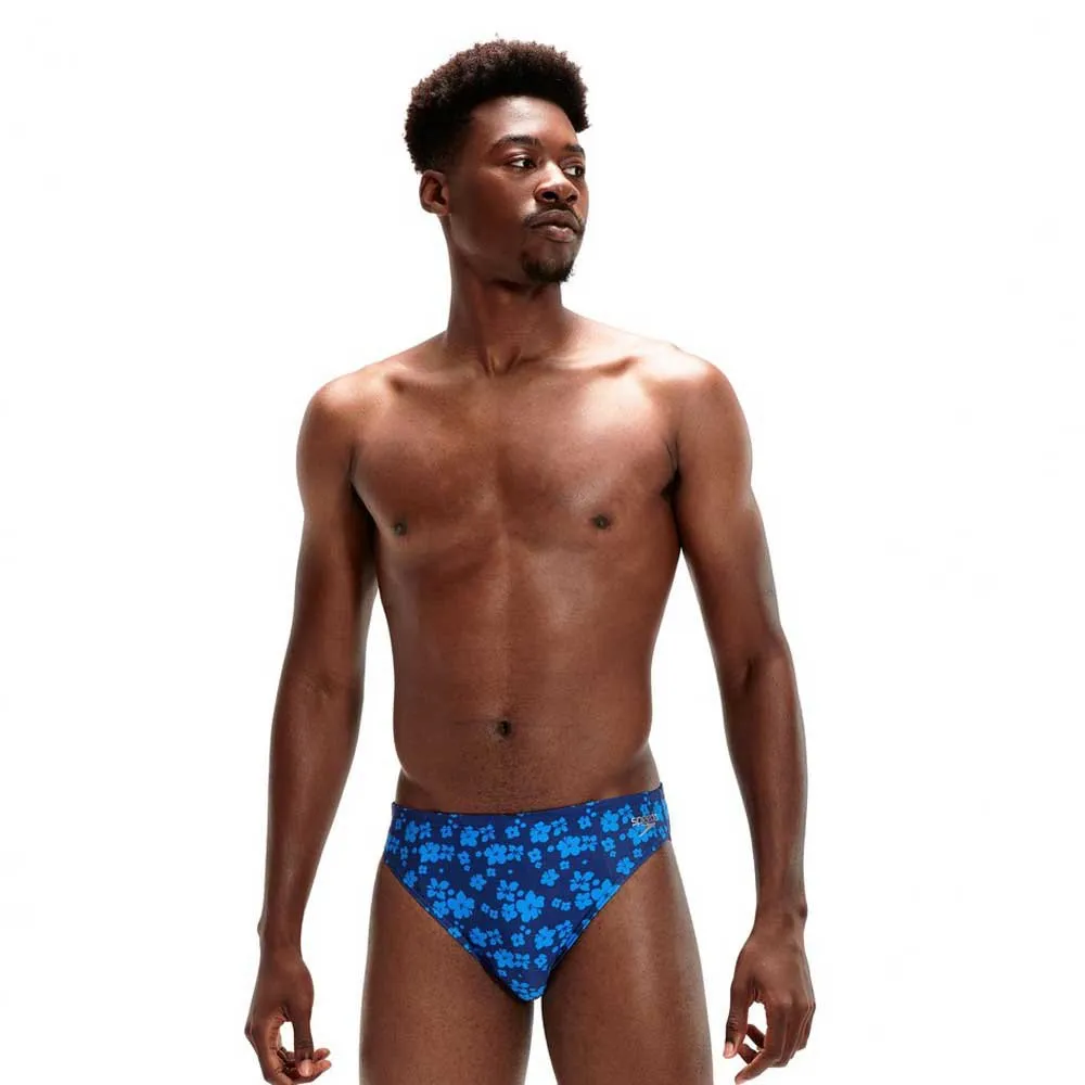 Speedo 5 Cm Allover Badetrusser male, Ammonite / bondi blue