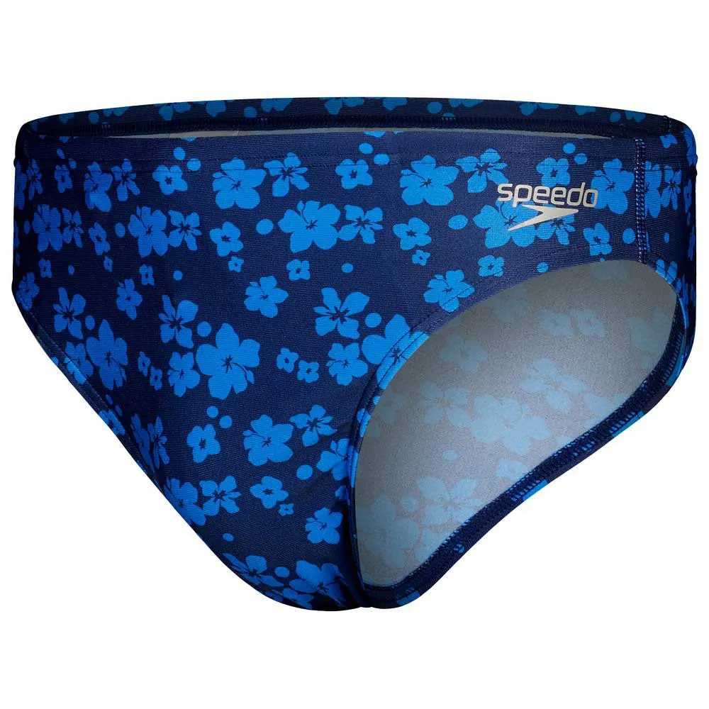 Speedo 5 Cm Allover Badetrusser male, Ammonite / bondi blue