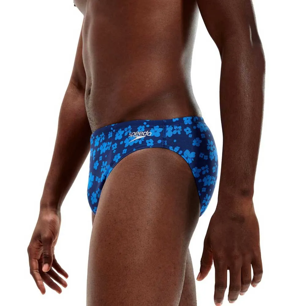 Speedo 5 Cm Allover Badetrusser male, Ammonite / bondi blue