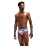 Speedo 8 Cm Allover Badetrusser male, Chroma blue / electric pink / white / aquasplash