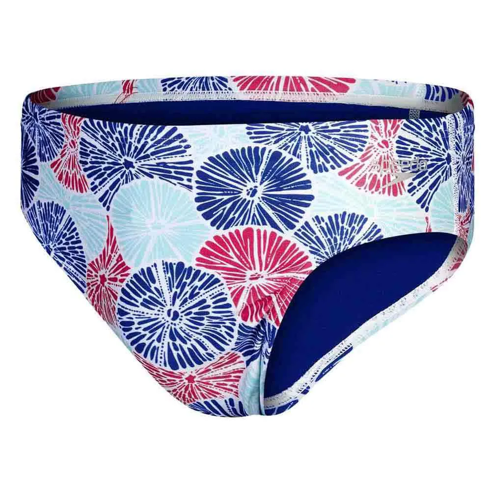 Speedo 8 Cm Allover Badetrusser male, Chroma blue / electric pink / white / aquasplash Speedo 8 Cm Allover Badetrusser male, Chroma blue / electric pink / white / aquasplash