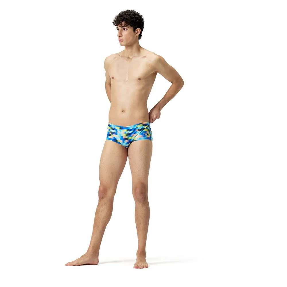 Speedo Allover Digital 14cm Badetrusser male Speedo Allover Digital 14cm Badetrusser male