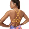 Speedo Allover Digital Lattice Tie-back Badetøy female