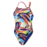 Speedo Allover Digital Lattice Tie-back Badetøy female