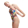 Speedo Allover Digital Lattice Tie-back Badetøy female