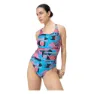 Speedo Allover Digital Powerback Badetøy female