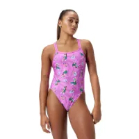 Speedo Allover Digital Starback Badetøy female Speedo Allover Digital Starback Badetøy female