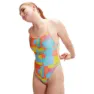 Speedo Allover Digital Vback Badetøy female