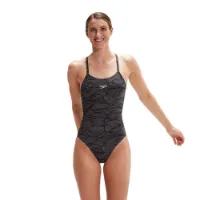 Speedo Allover Fixed Crossback Badetøy female Speedo Allover Fixed Crossback Badetøy female