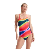 Speedo Allover Fixed Crossback Badetøy female