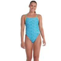 Speedo Allover Lattice-back Badetøy female Speedo Allover Lattice-back Badetøy female