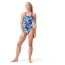 Speedo Allover Star-back Badetøy female, Magenta haze