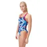 Speedo Allover Star-back Badetøy female, Magenta haze
