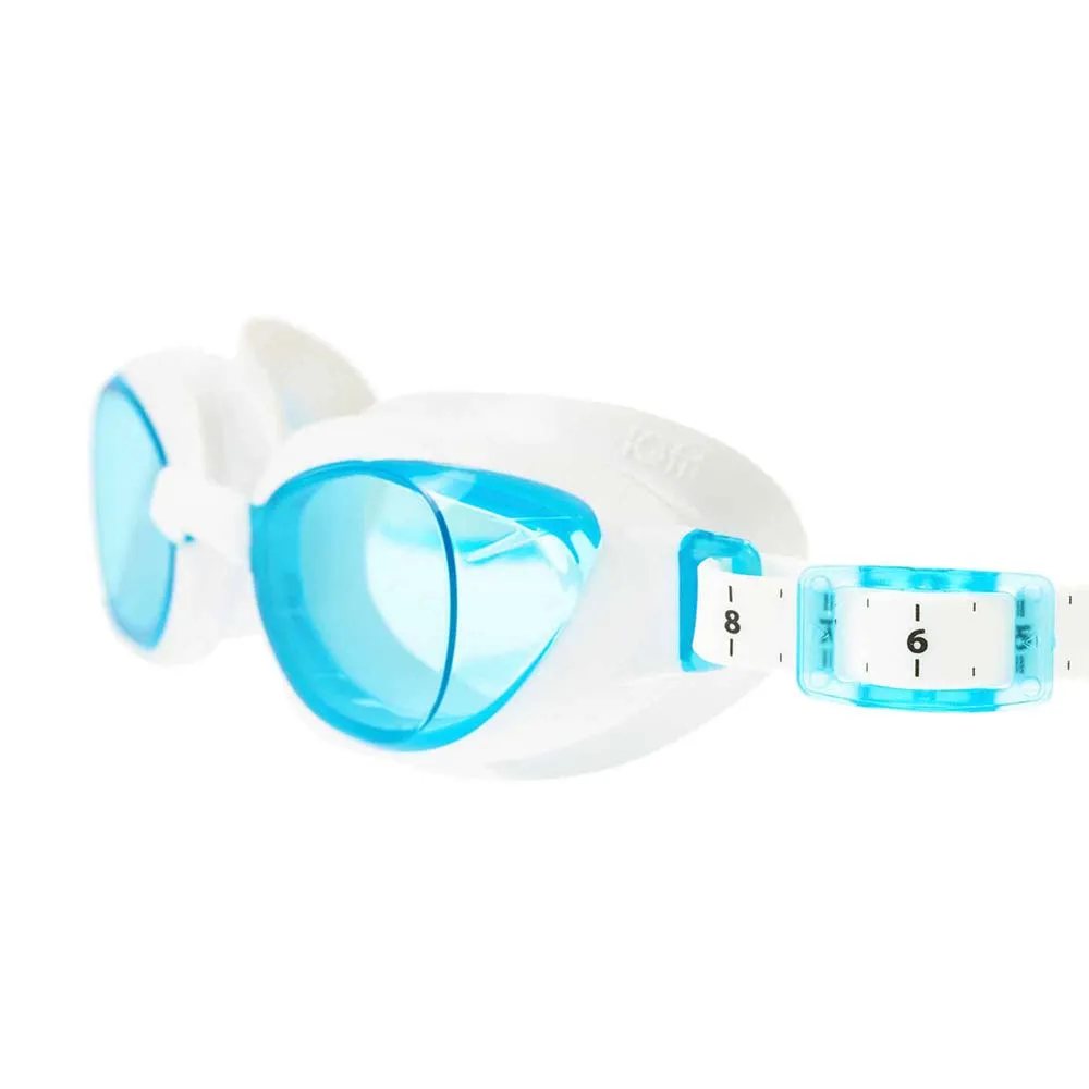 Speedo Aquapure Svømmebriller For Kvinner unisex, White / blue, One Size