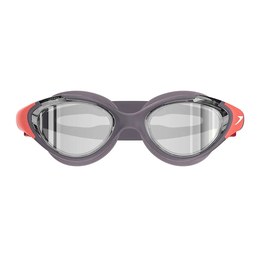 Speedo Biofuse 2.0 Mirror W Svømmebriller For Kvinner unisex, Vintage fog / steel / silver mirror, One Size
