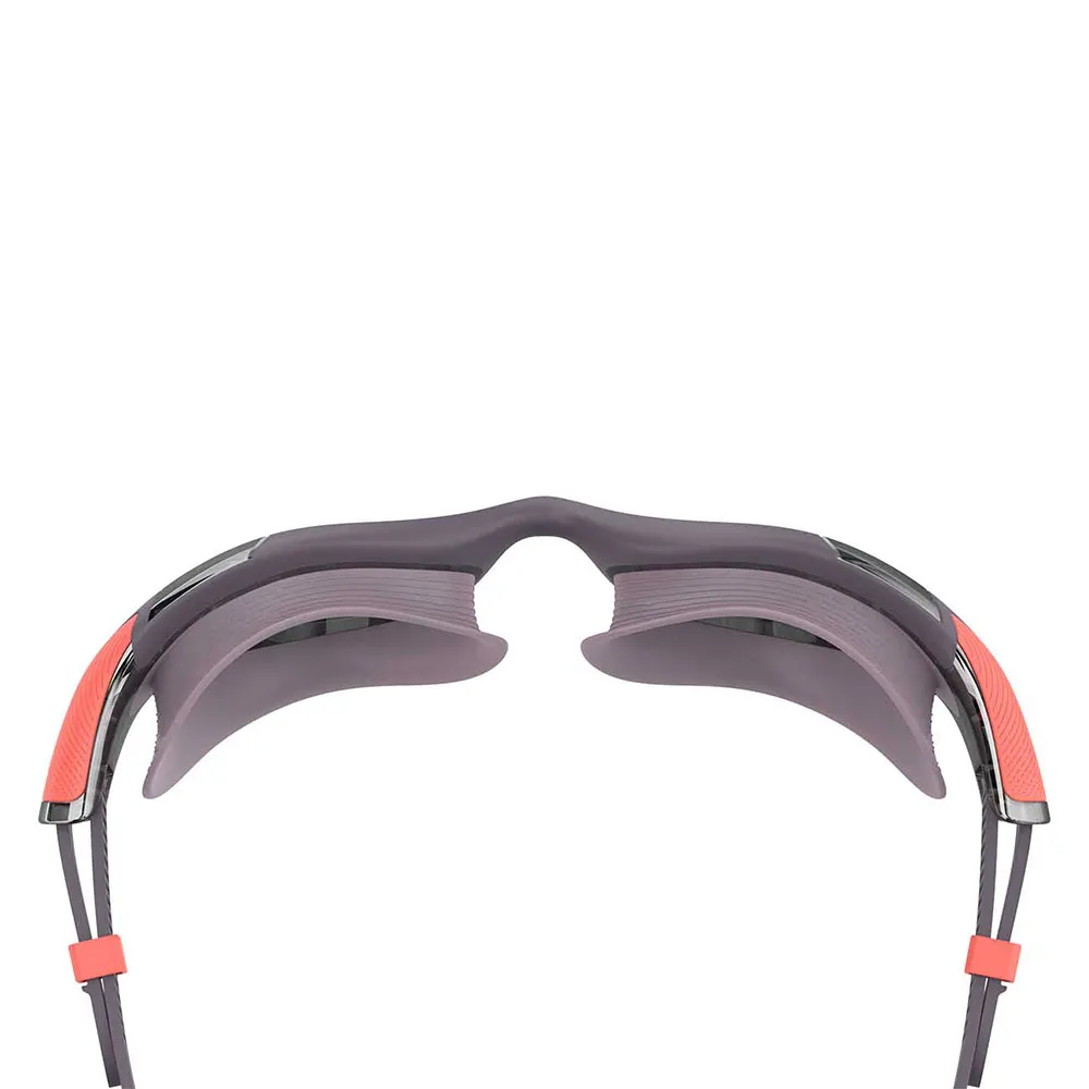 Speedo Biofuse 2.0 Mirror W Svømmebriller For Kvinner unisex, Vintage fog / steel / silver mirror, One Size