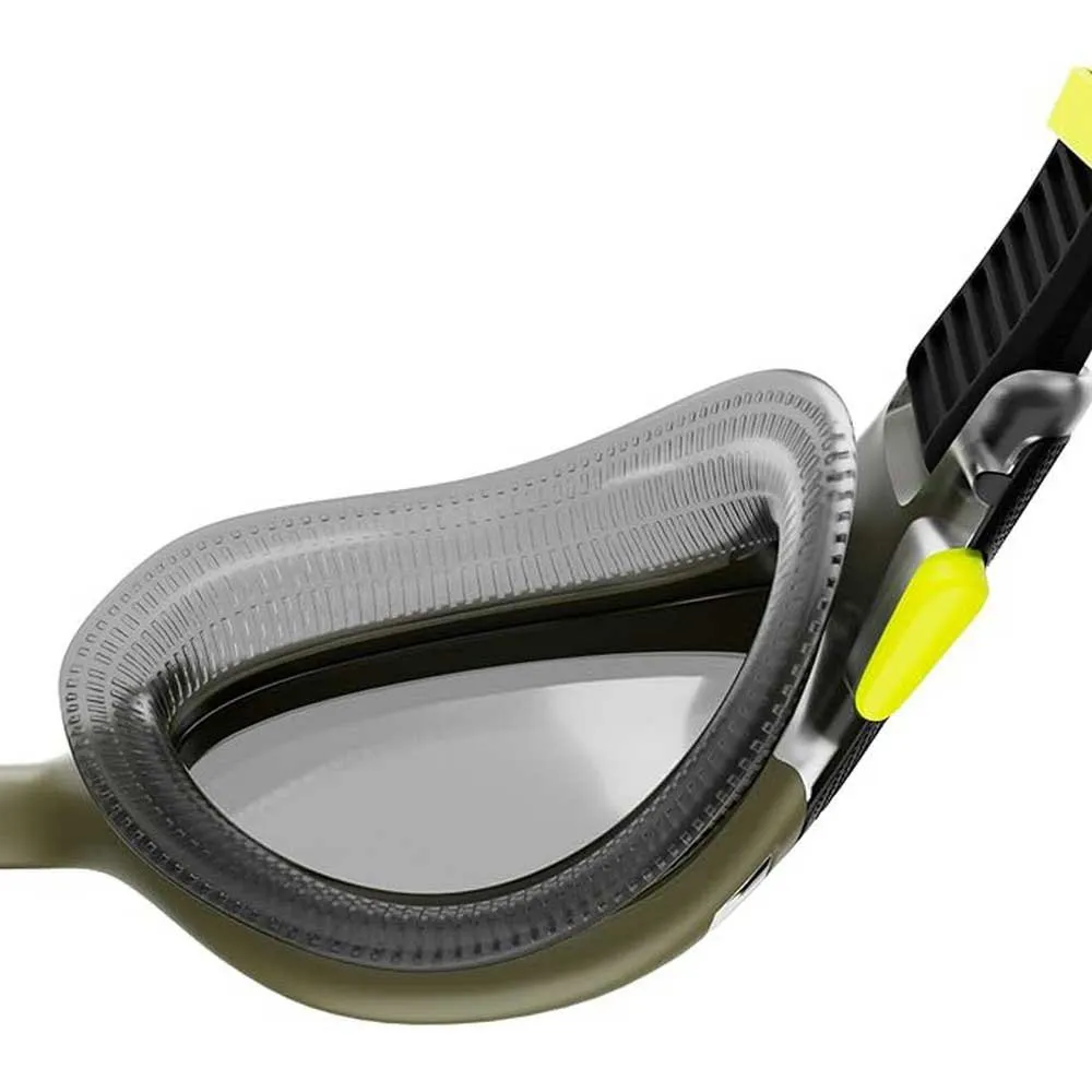 Speedo Biofuse 2.0 Polarised Svømmebriller unisex, Dark green / hyper / polarised smoke, One Size
