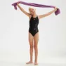 Speedo Boom Logo Placement Flyback Badetøy female, Black / taffy pink, 5-6Y