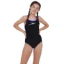 Speedo Boom Placement Muscleback Badetøy female, Black / beautiful blue, 7-8Y