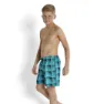 Speedo Boombastic Printed Leisure 15´´ Badebukse, Black / bali blue / aquarium, 10-11Y