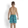 Speedo Boombastic Printed Leisure 15´´ Badebukse, Black / bali blue / aquarium, 10-11Y