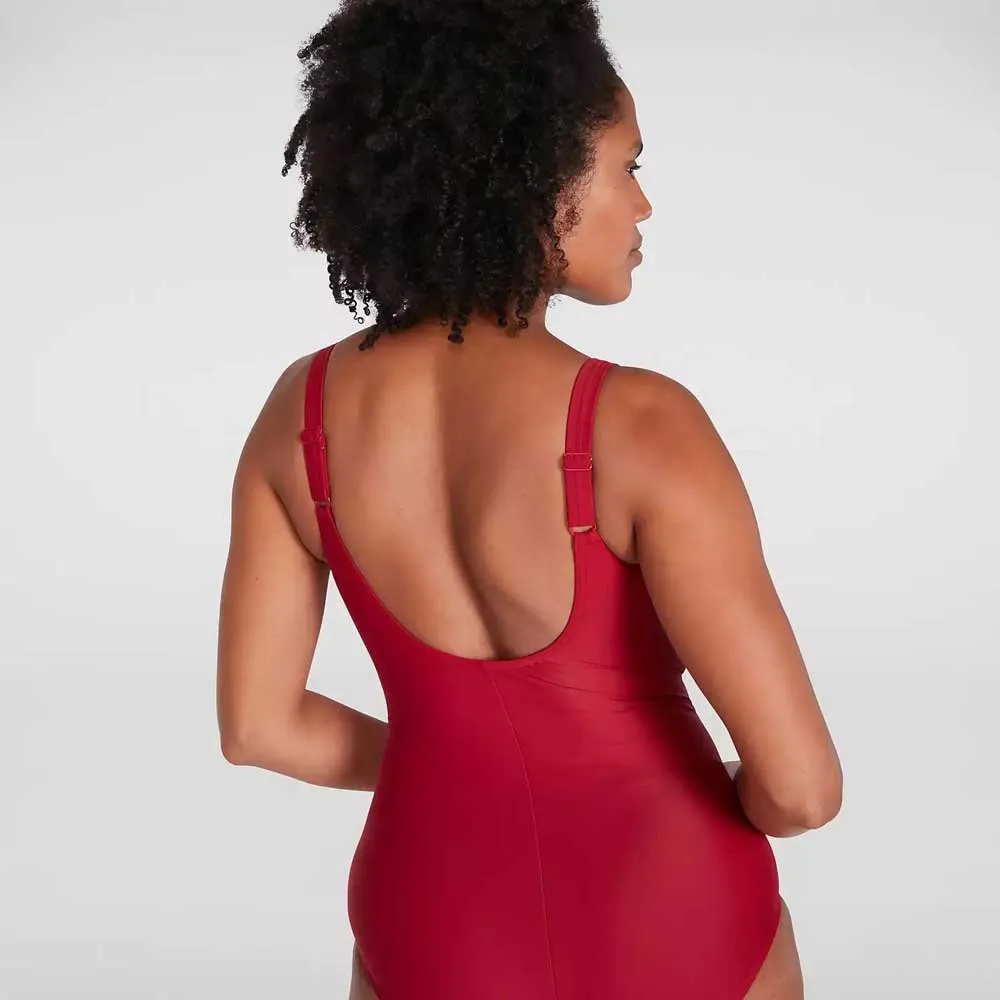 Speedo Brigitte Shaping Badetøy female, Regal red