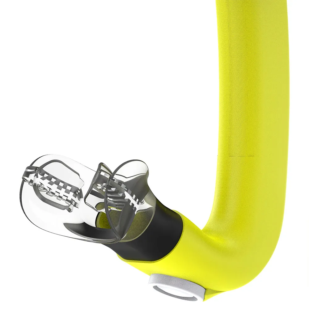 Speedo Bullet Junior Frontsnorkel unisex, Hyper yellow / arctic glass