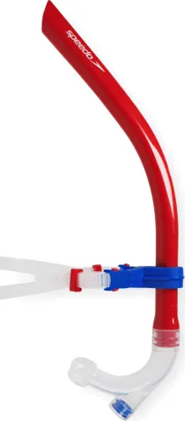 Speedo Centre Snorkel, Red/blue